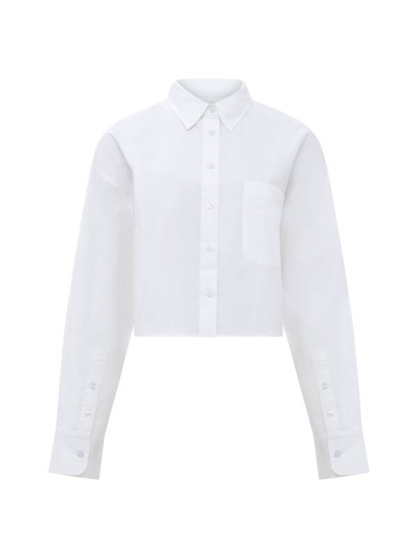 Alissa Cotton Cropped Shirt